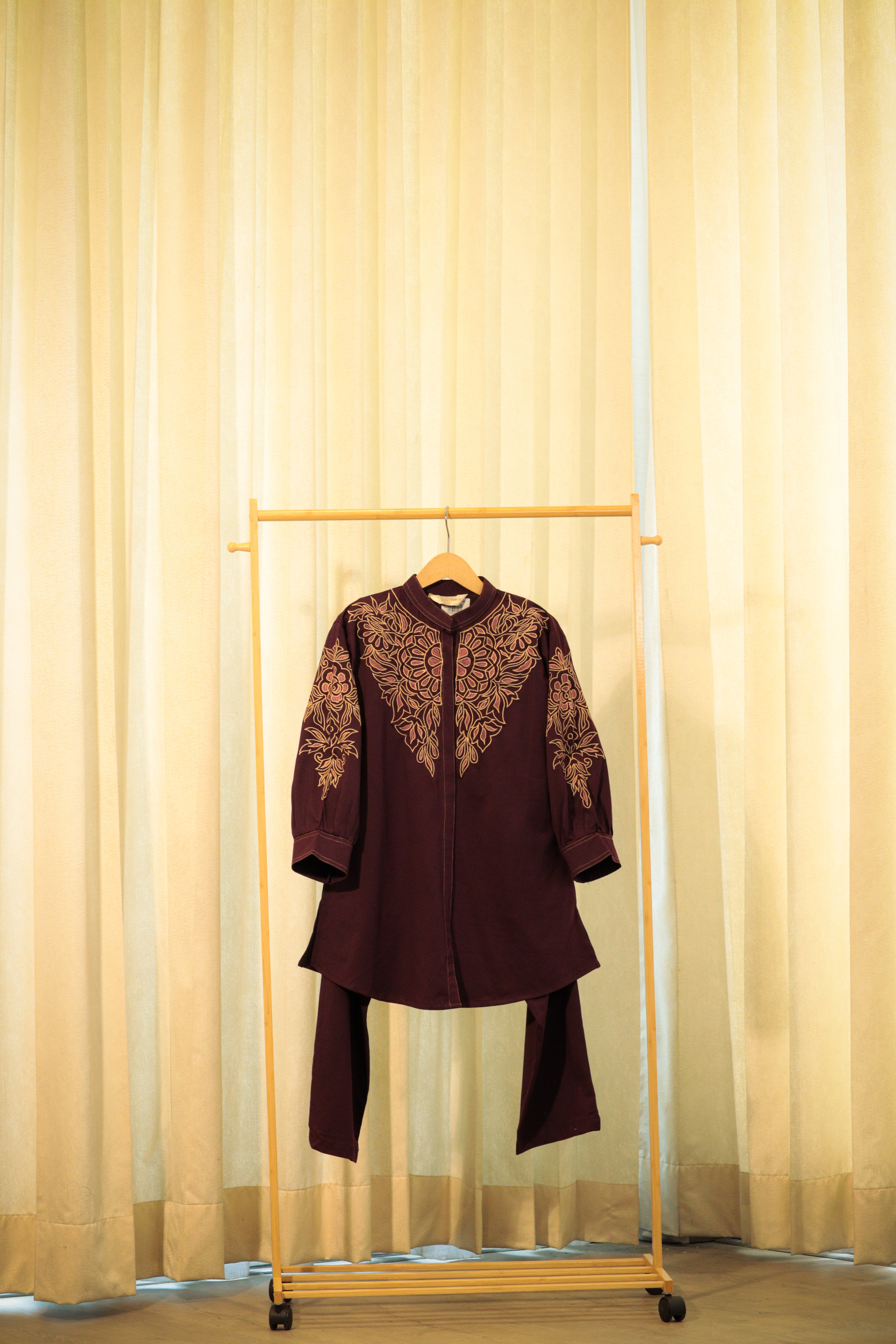 Royal Embroidered Tunic & Trouser Co-ord Set