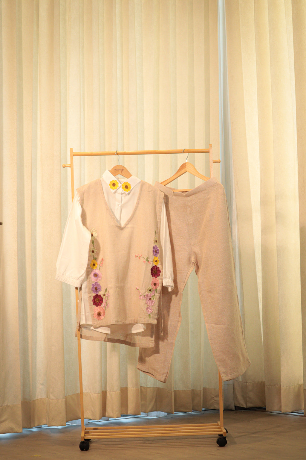 Layered Vest, Shirt & Trouser Set