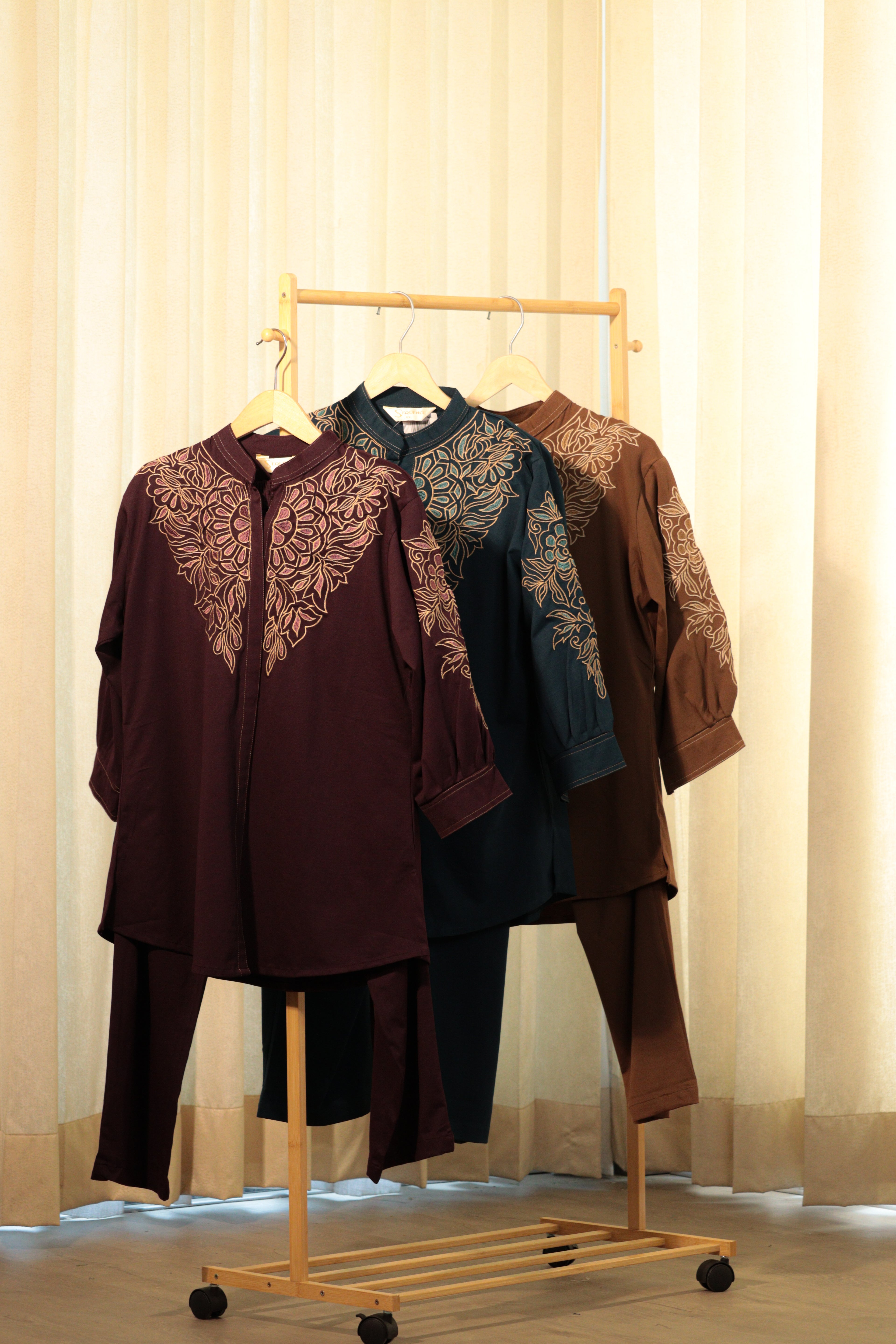 Royal Embroidered Tunic & Trouser Co-ord Set