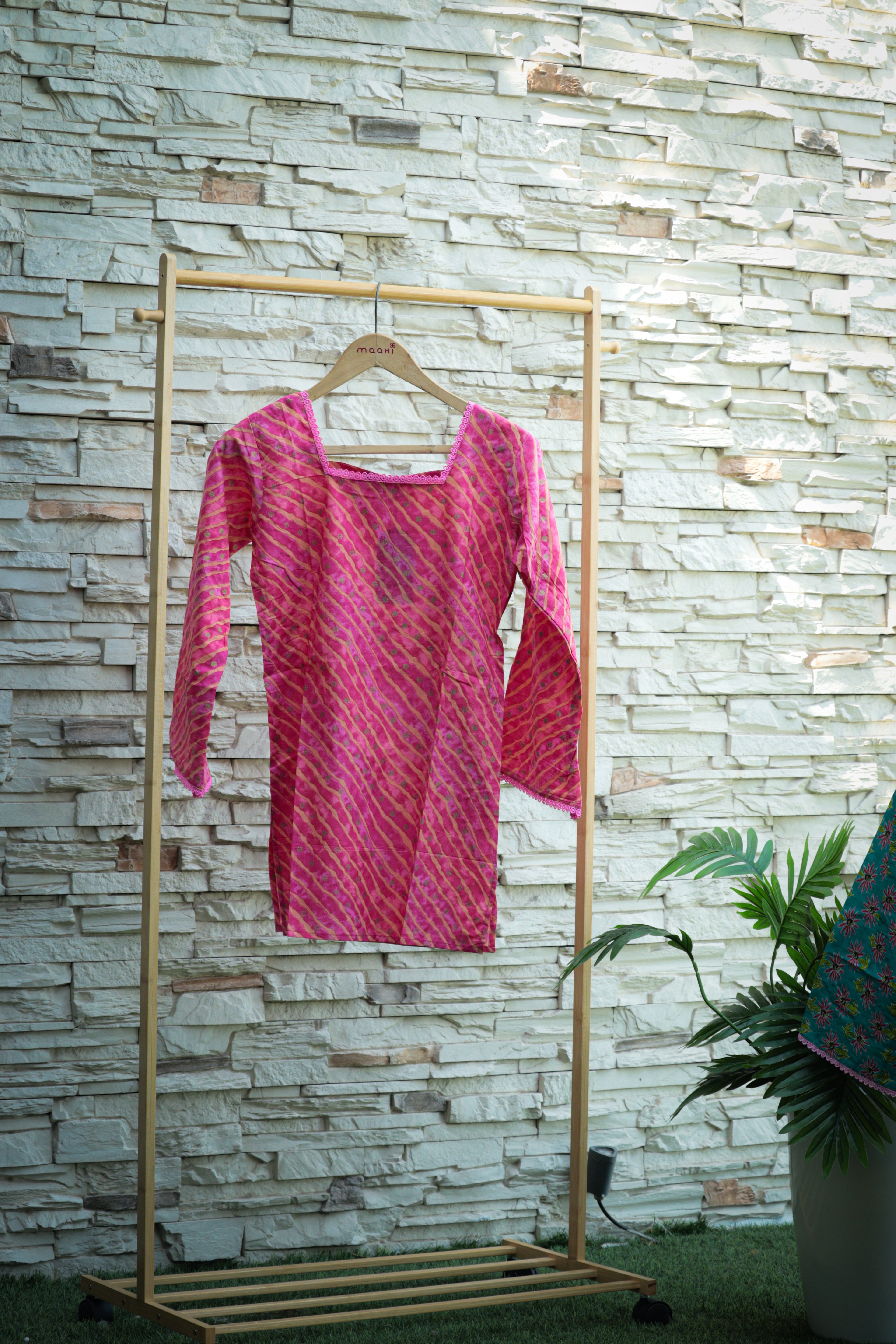 Leheriya-Inspired Corset-Tie Top