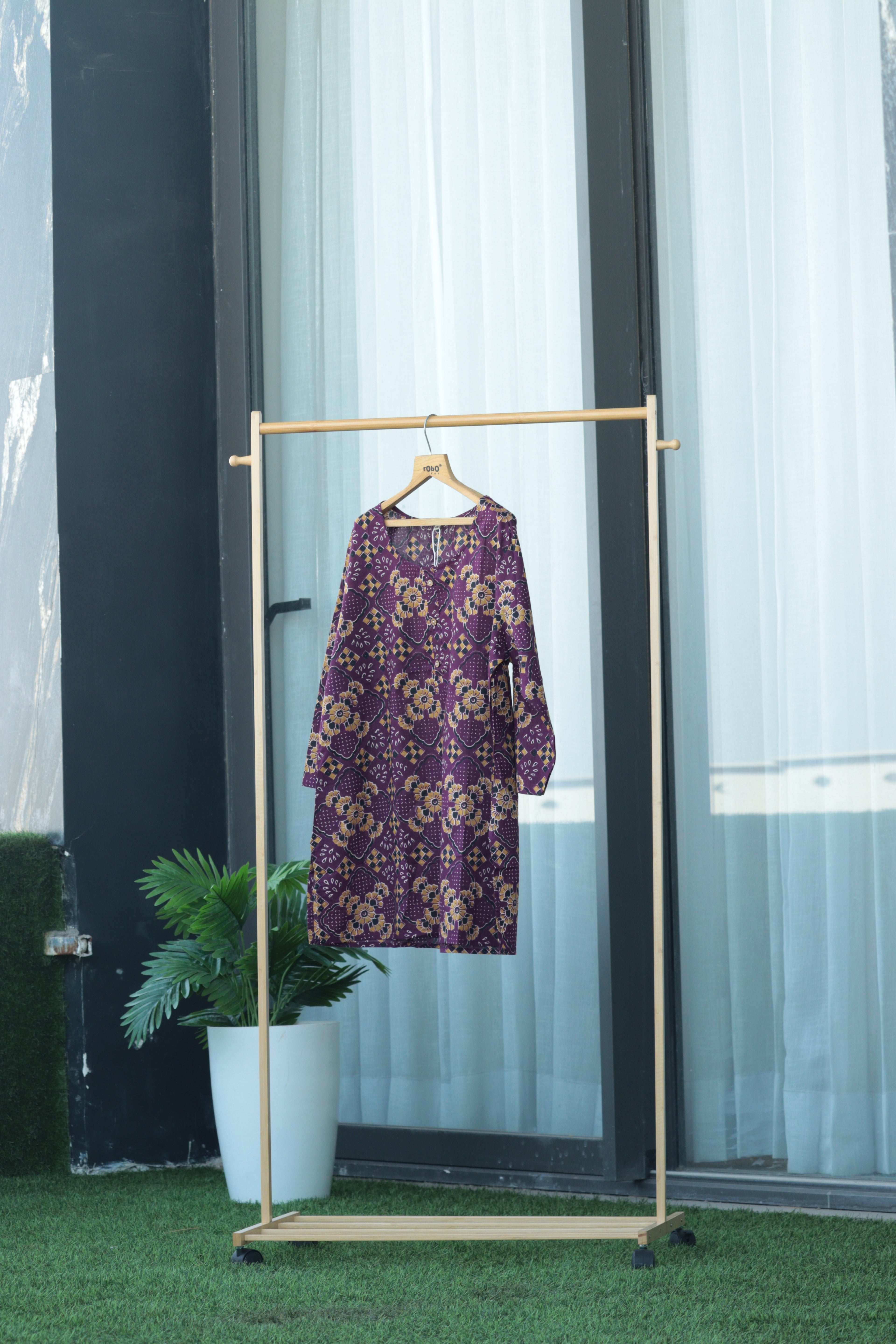 Mulberry Geometric Standalone Kurti