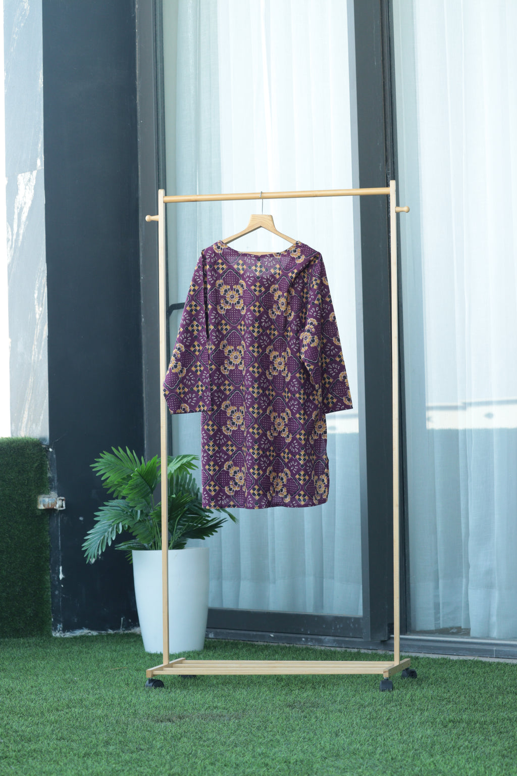 Mulberry Geometric Standalone Kurti