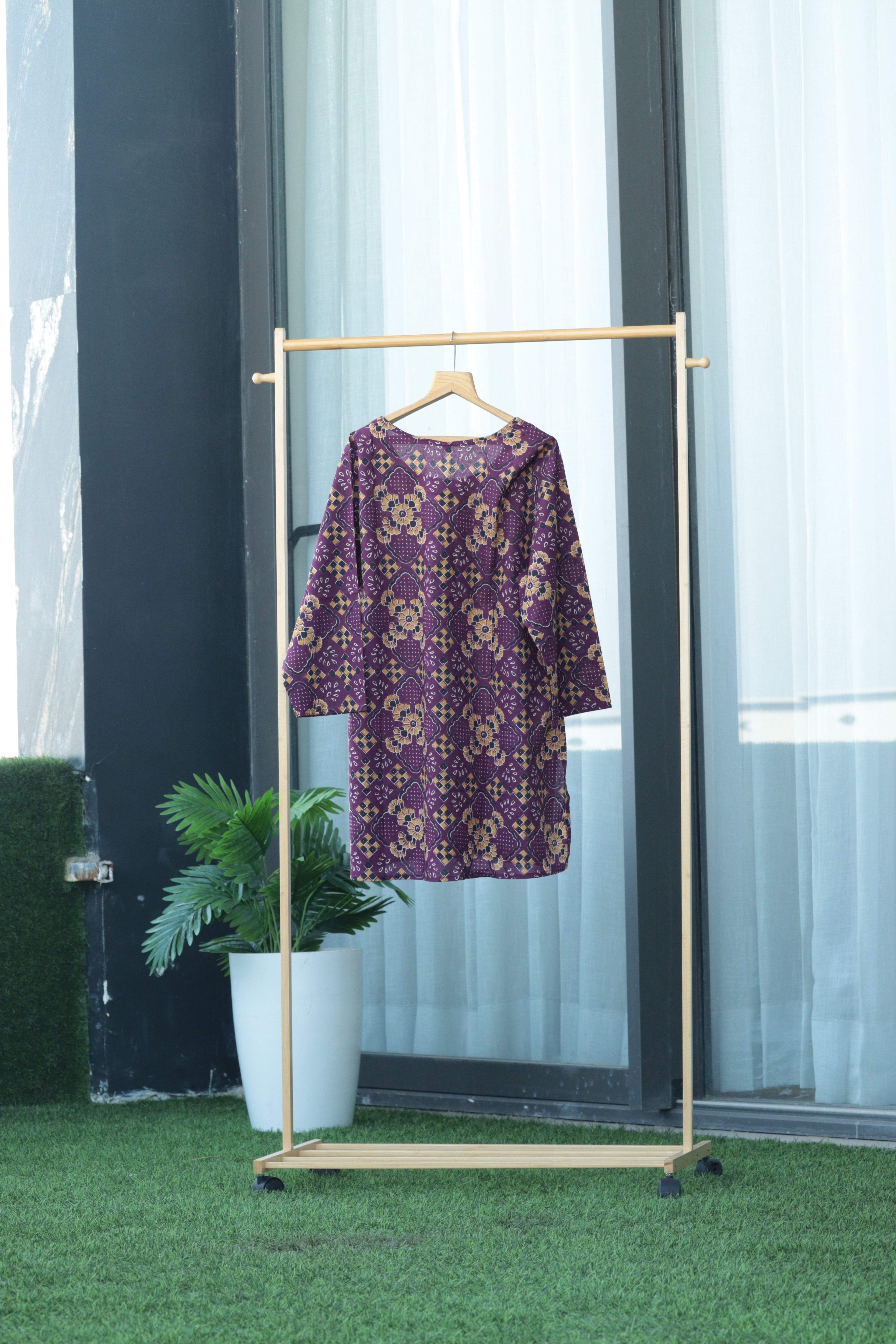 Mulberry Geometric Standalone Kurti