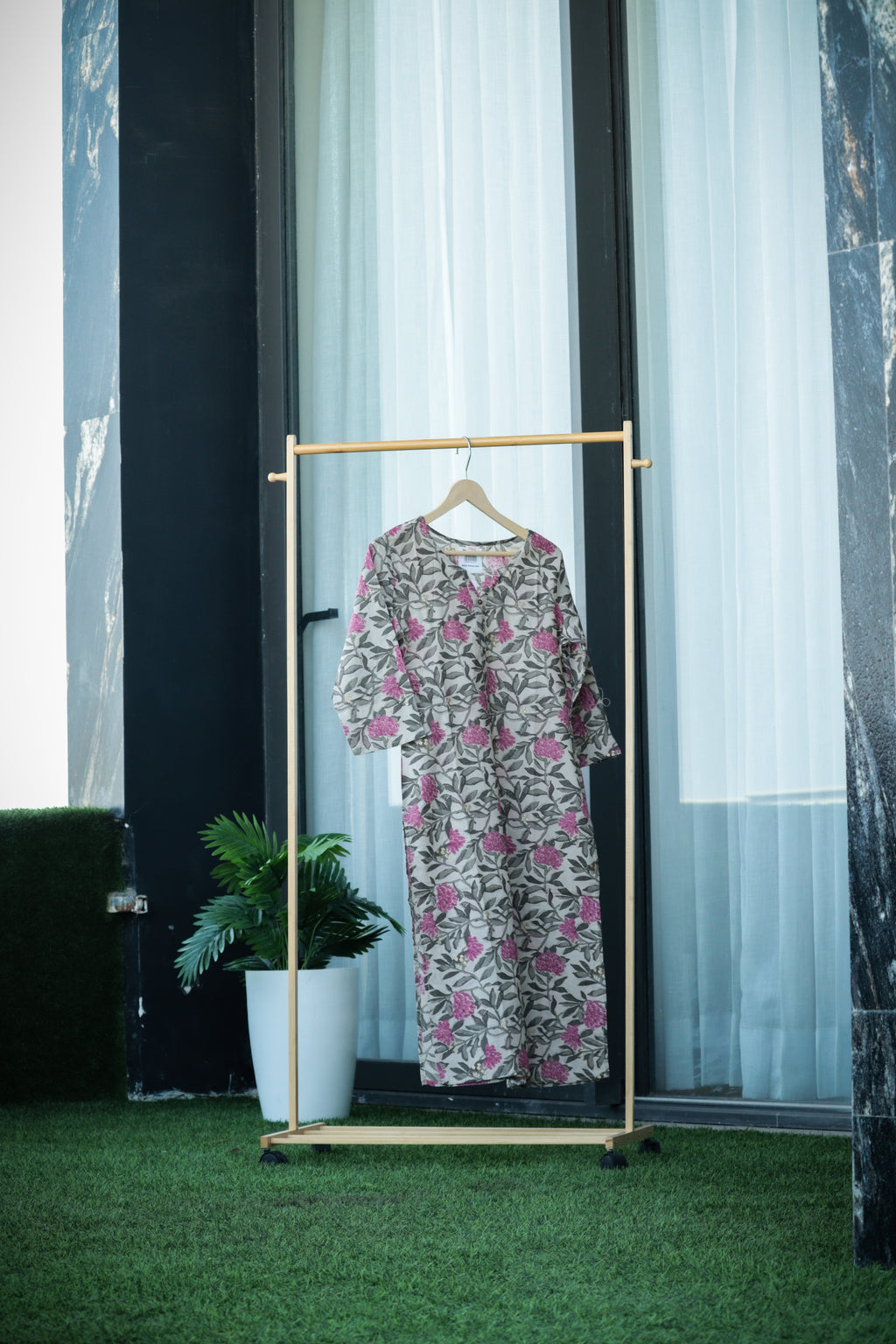 Sage & Blossom Straight Kurti