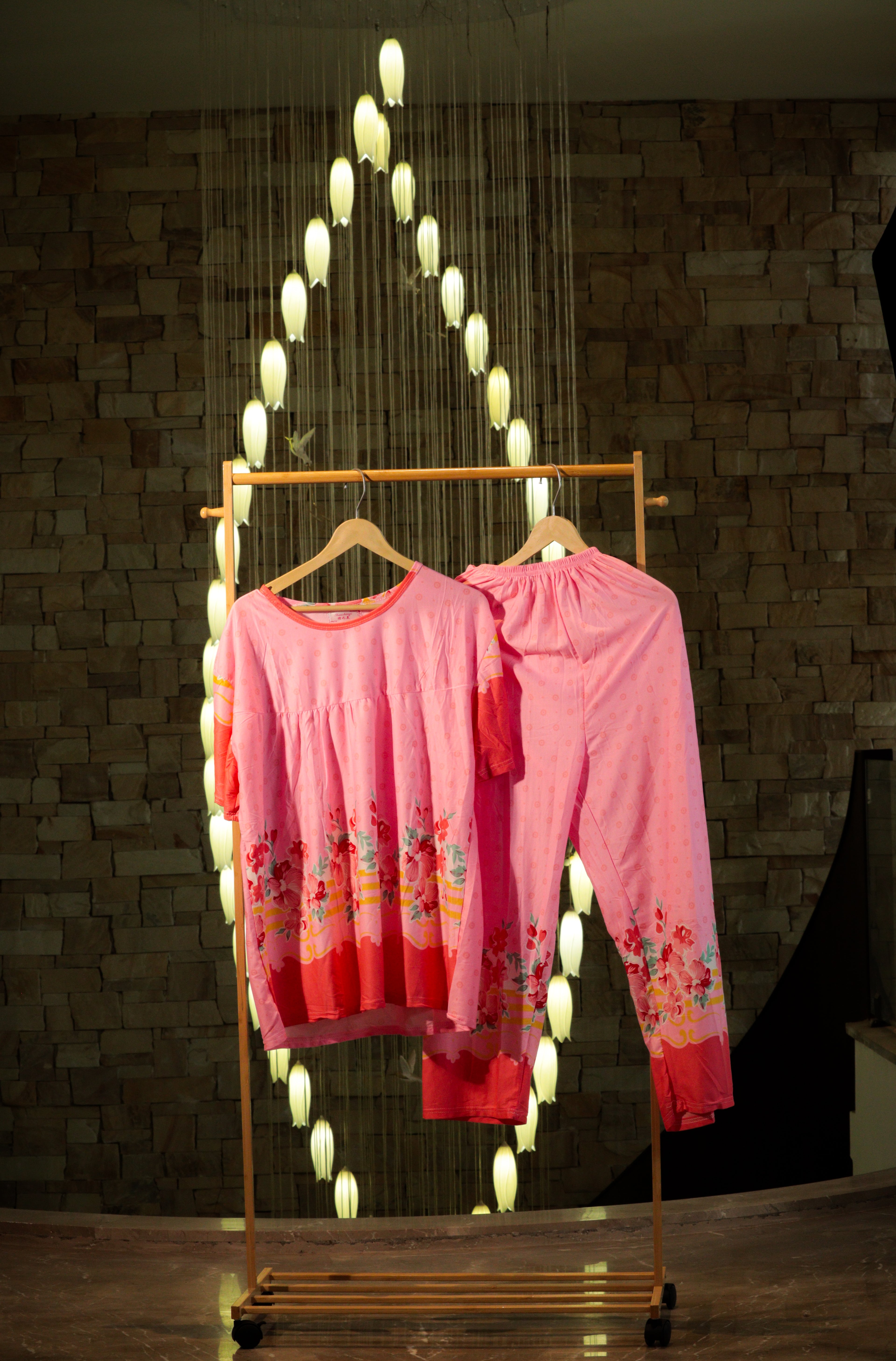 Vibrant Floral Sleepwear Set