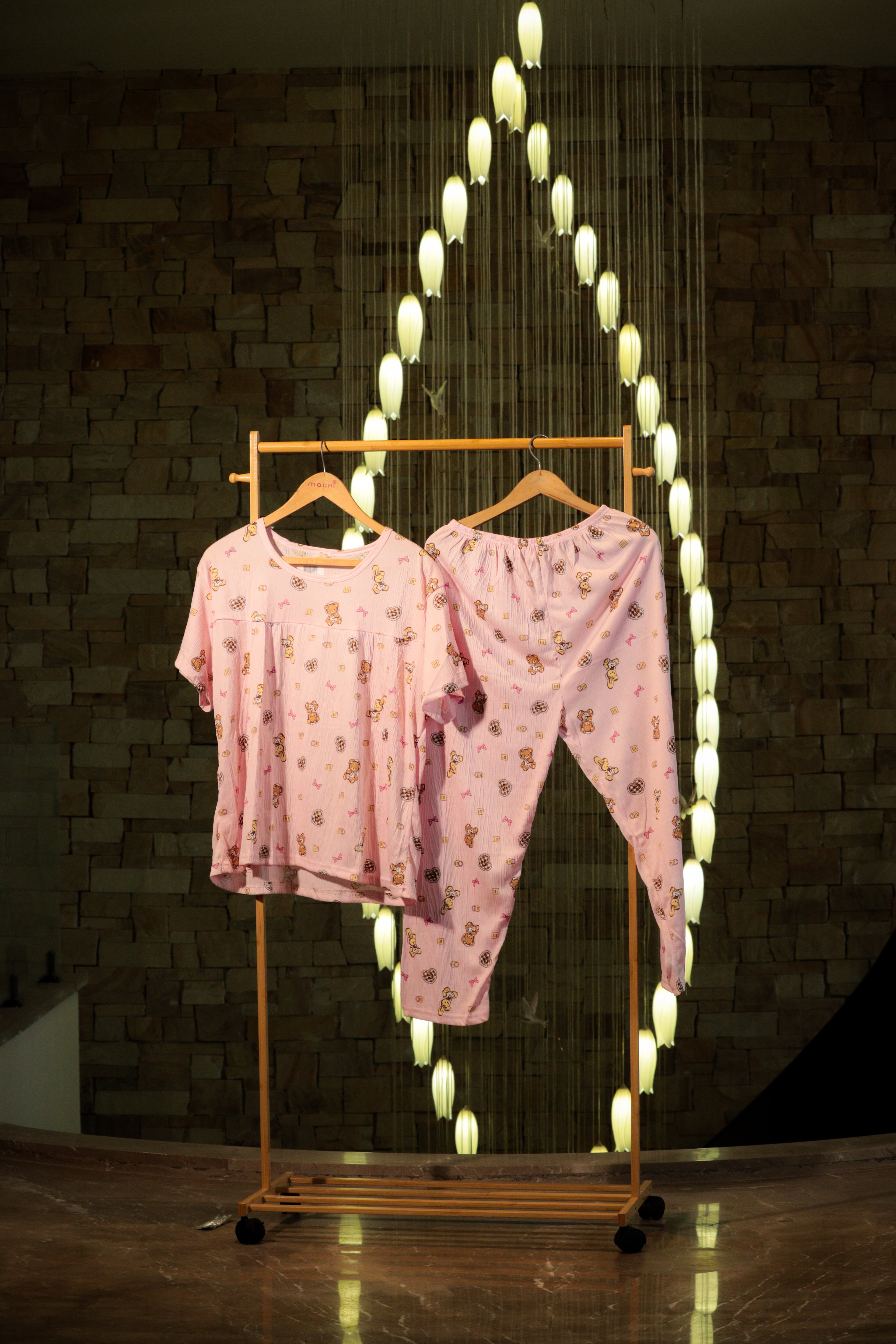 All-Over Floral Print Sleepwear Set
