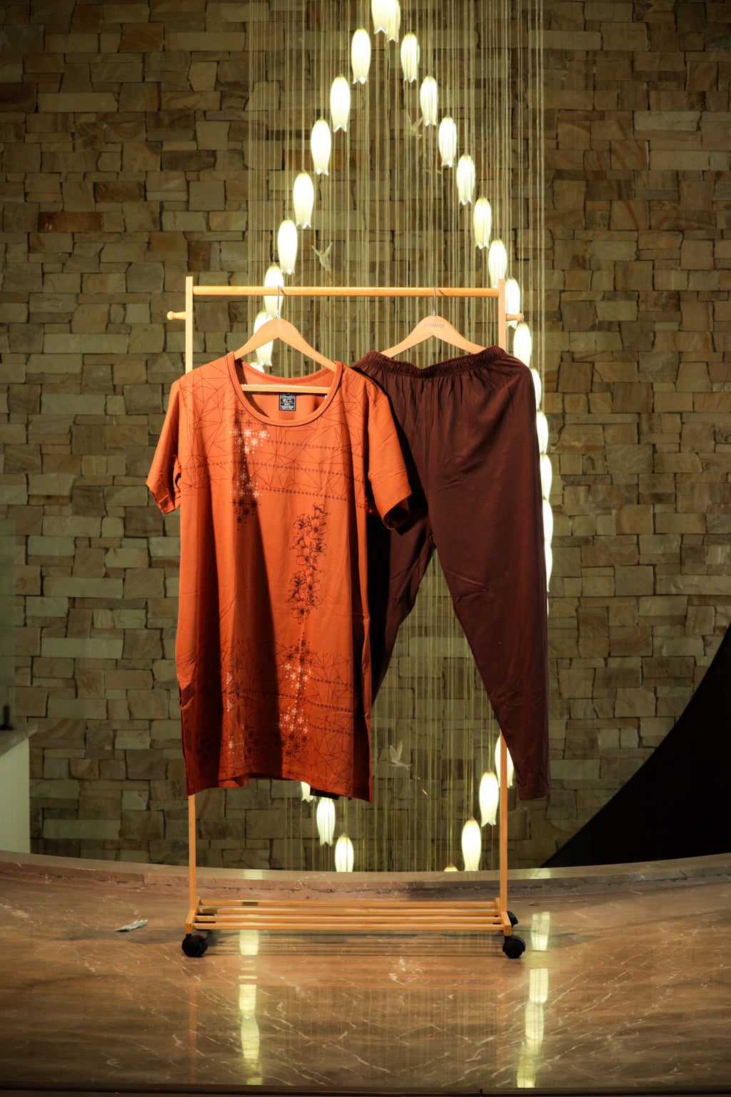 Earthy Comfort Two-Piece Loungewear Set