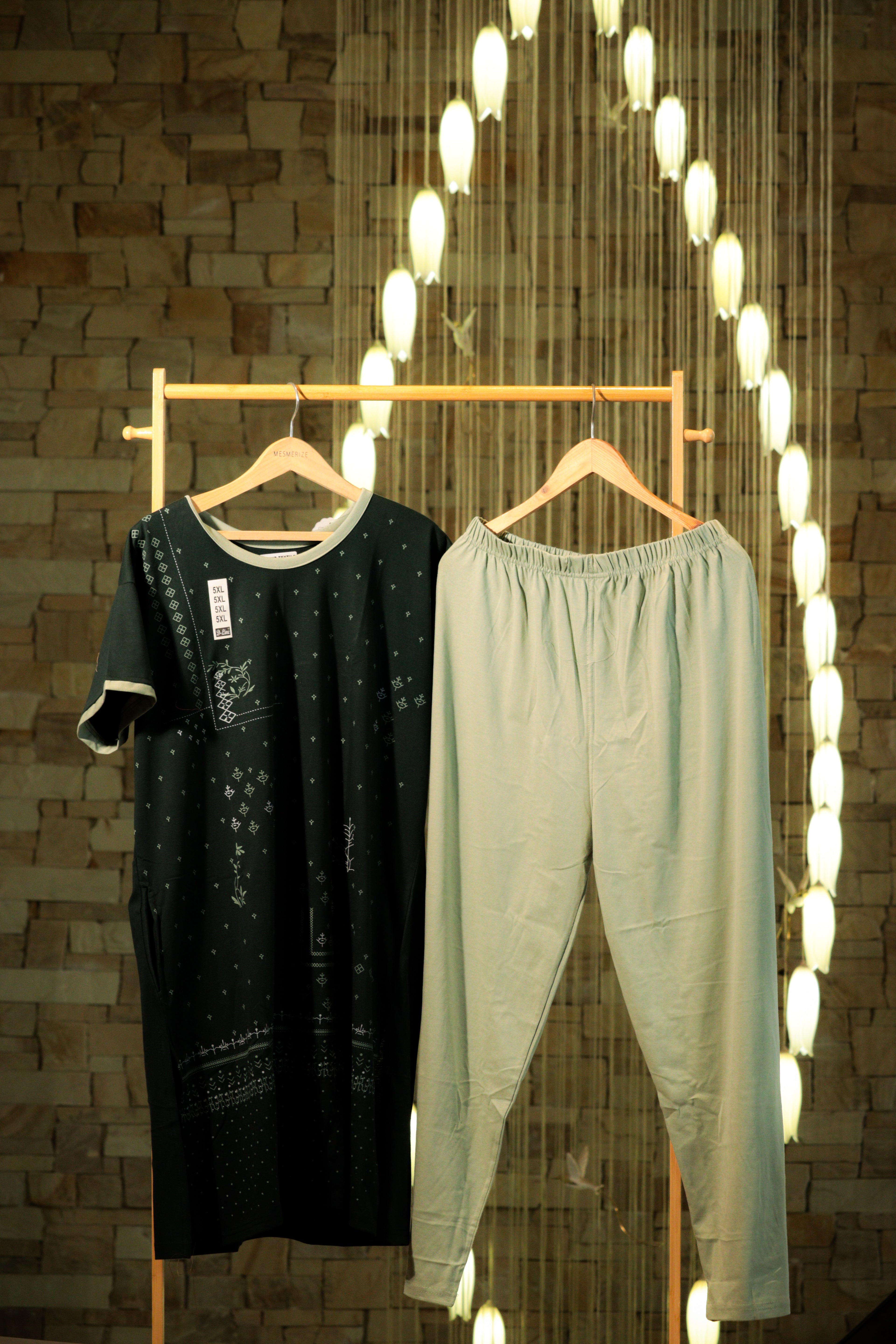Whimsical Two-Piece Lounge & Pyjama Set
