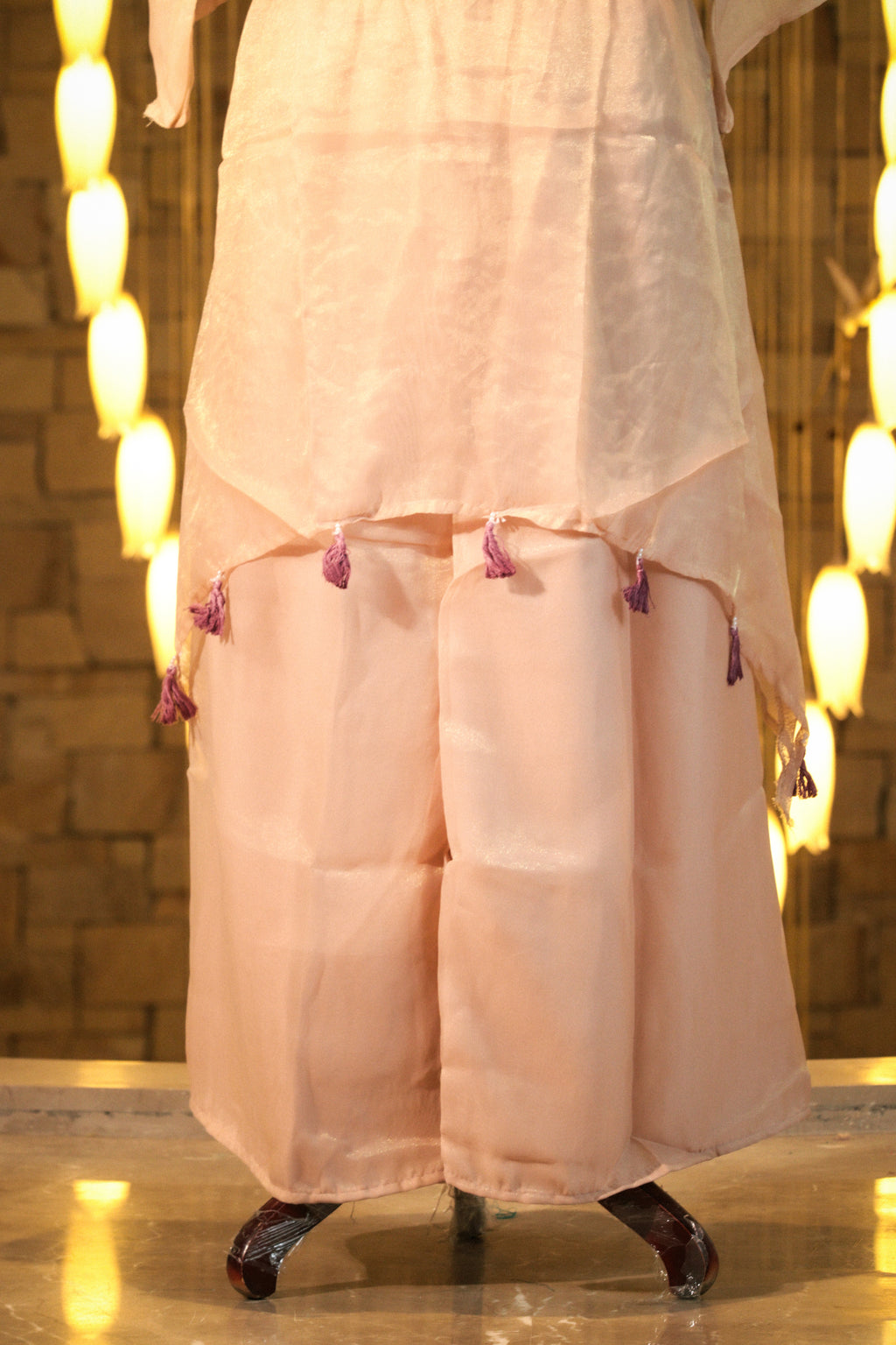 Keyhole Asymmetric Tunic & Palazzo Set