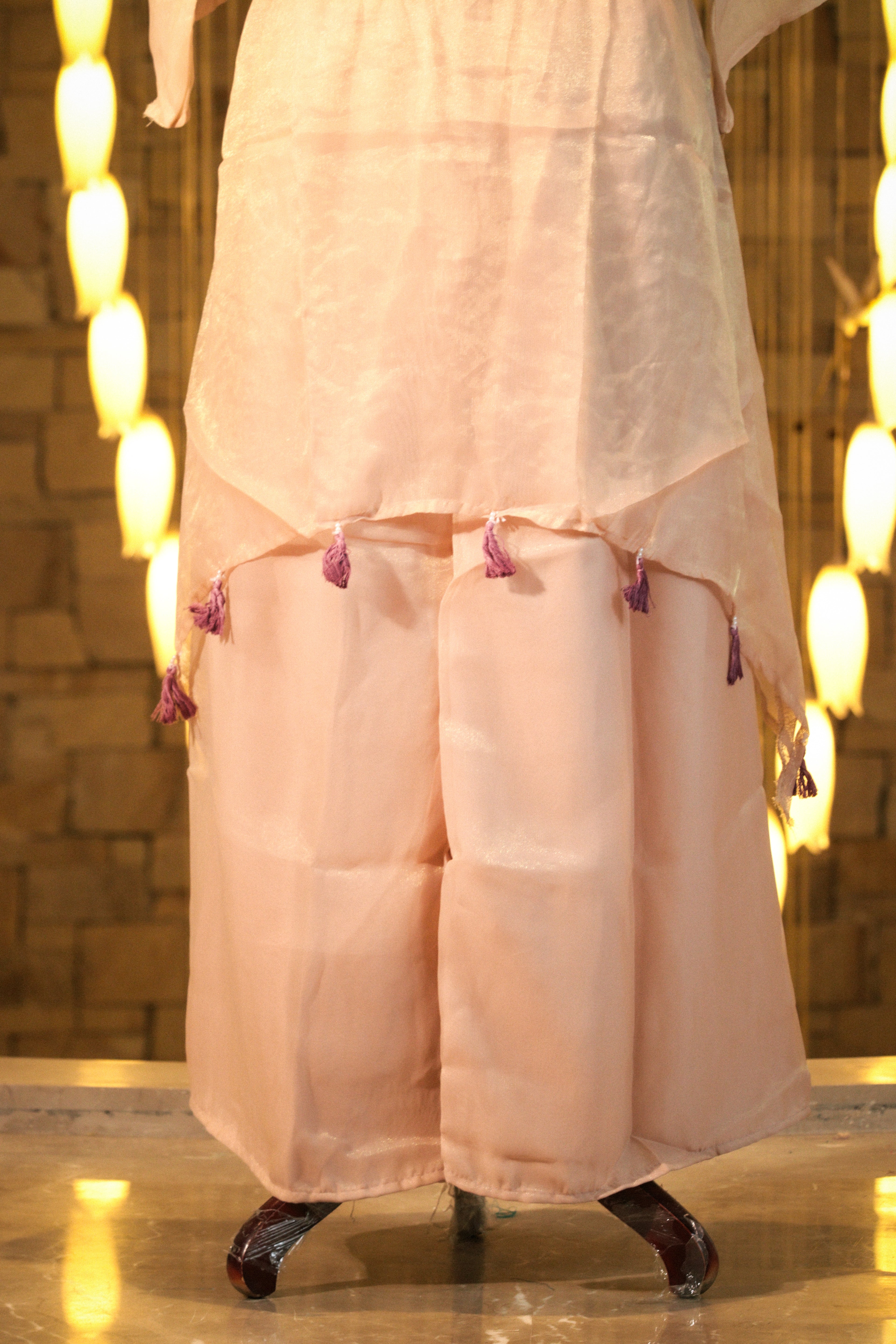Keyhole Asymmetric Tunic & Palazzo Set