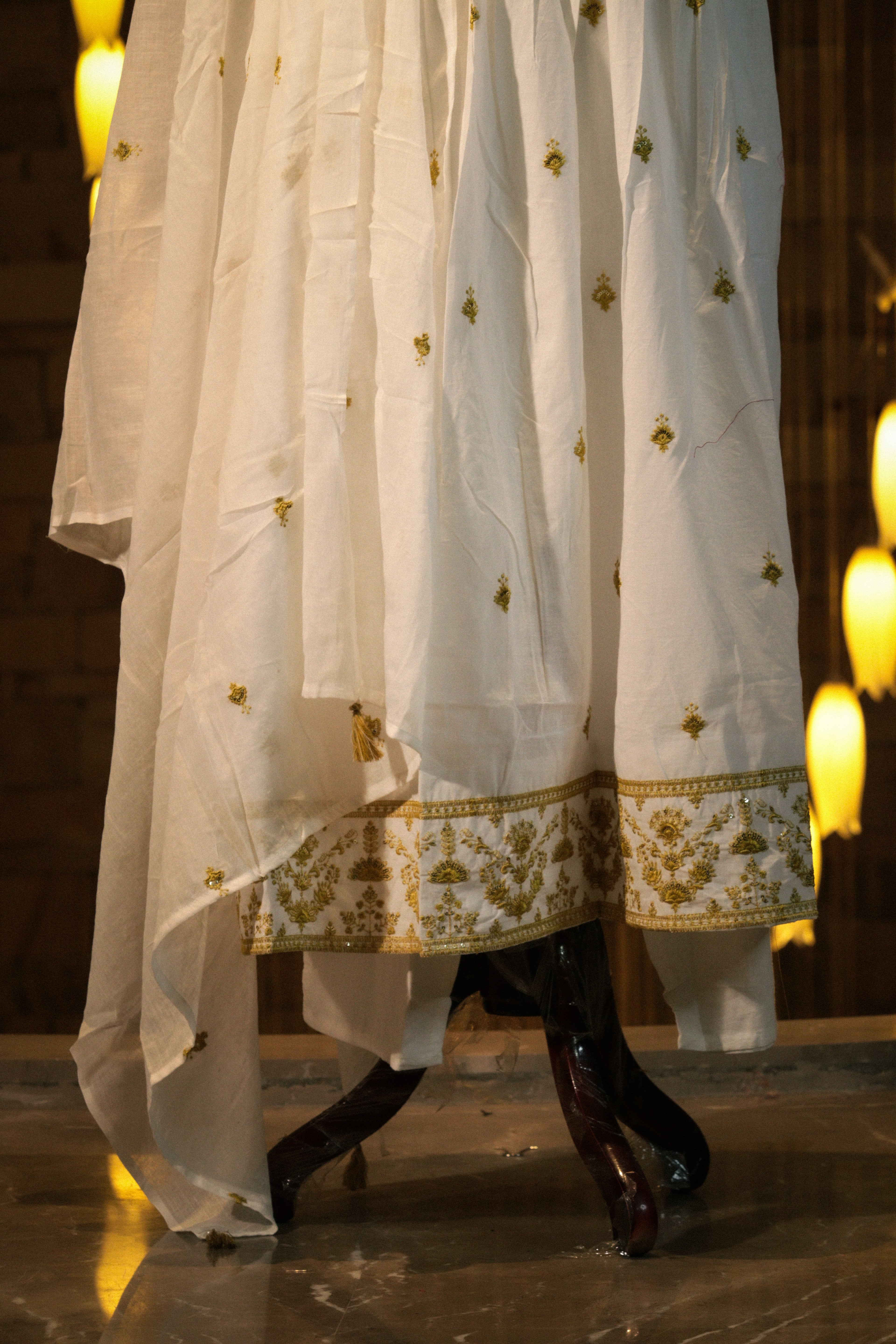 Gilded Embroidered Angrakha Suit Set